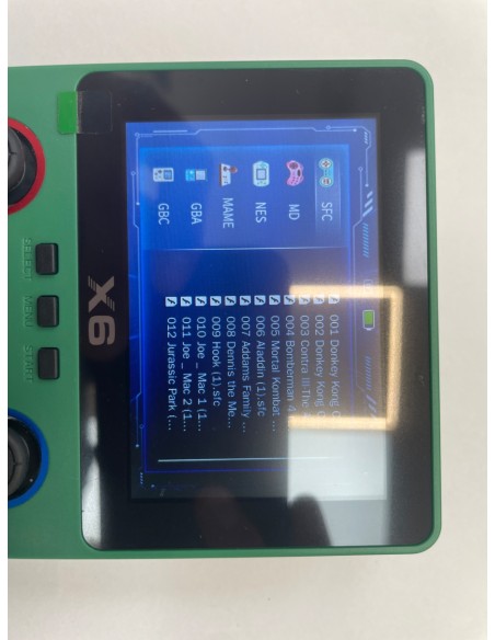 1-1-270146-3-Consola Emulador X6 Gamepad Verde