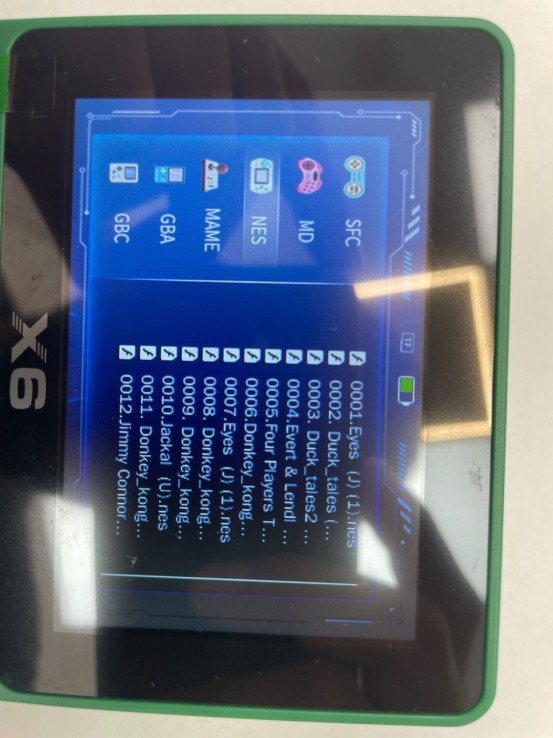 1-1-270146-4-Consola Emulador X6 Gamepad Verde