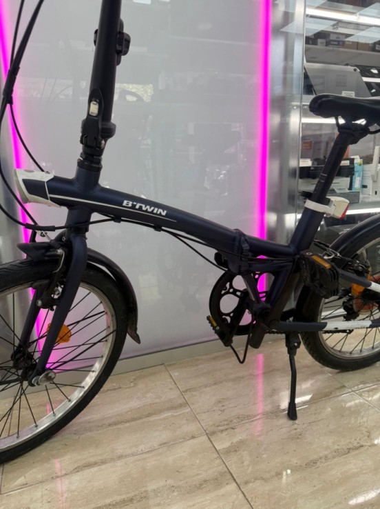 8-8-76441-4-Bicicleta Paseo BTWIN Fold Oxylane Plegable Tilt 500