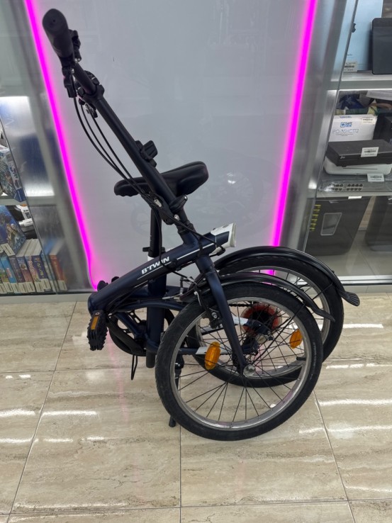8-8-76441-6-Bicicleta Paseo BTWIN Fold Oxylane Plegable Tilt 500