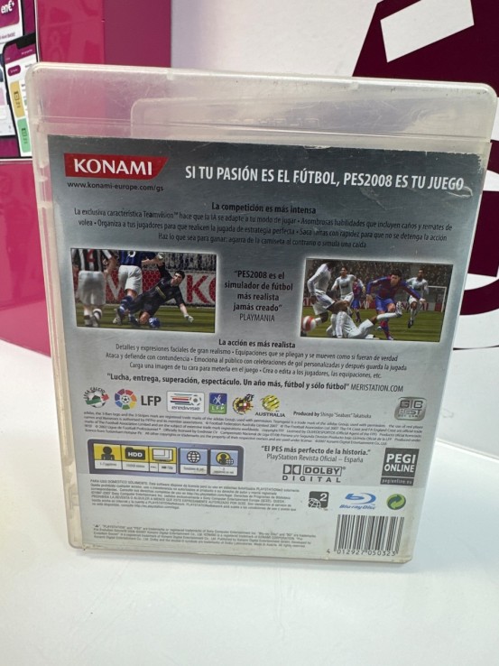 9-9-77455-2-Videojuego PS3 pes 2008