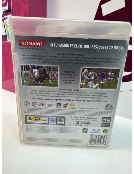 9-9-77455-2-Videojuego PS3 pes 2008