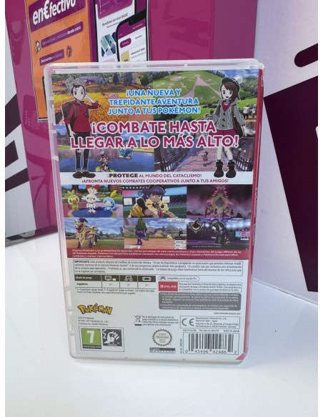 9-9-77493-3-Videojuego Nintendo Switch pokemon escudo 