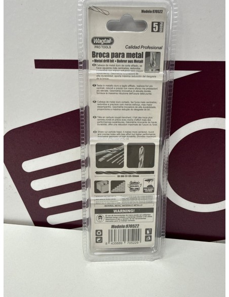 8-8-67676-2-Brocas para metal Wagtail (Sin Uso)