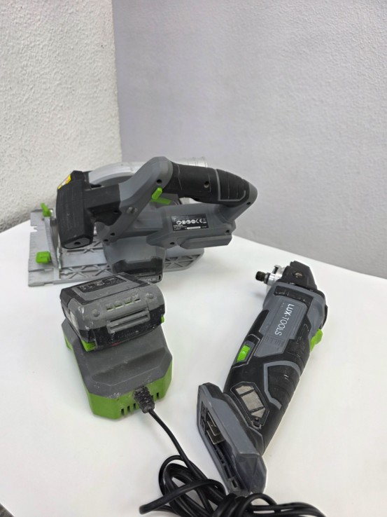 1-1-272506-1-Herramientas Eléctricas Set Sierra Circular Radial Lux-Tools A Bateria