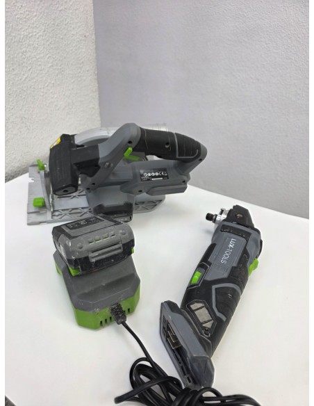 1-1-272506-1-Herramientas Eléctricas Set Sierra Circular Radial Lux-Tools A Bateria