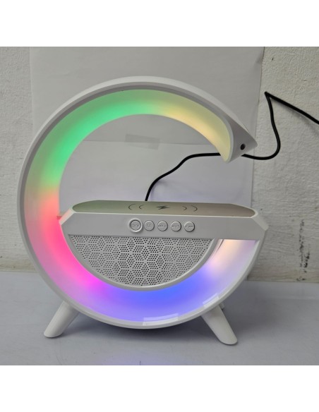 8-8-74301-1-Lampara Infrarrojos 3 en 1 Cargador inalambrico con luz LED y altavoz RoHS