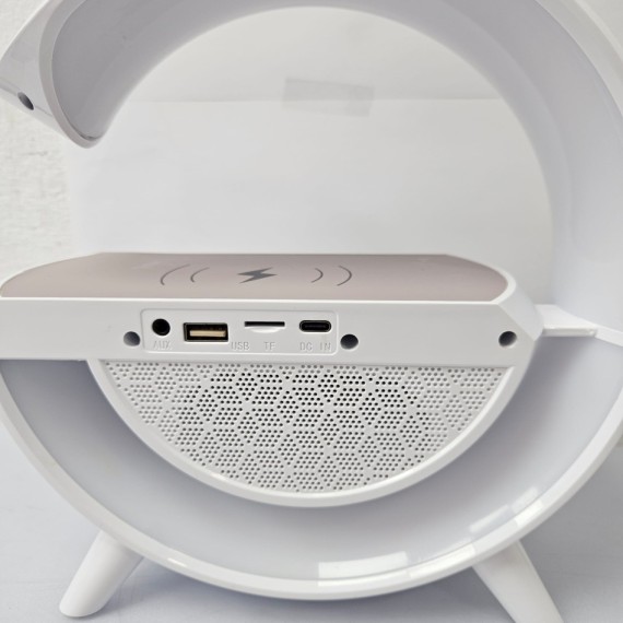 8-8-74301-5-Lampara Infrarrojos 3 en 1 Cargador inalambrico con luz LED y altavoz RoHS