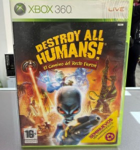 7-7-87133-1-Videojuego Xbox 360 Destroy All Humans El camino del Recto Furon