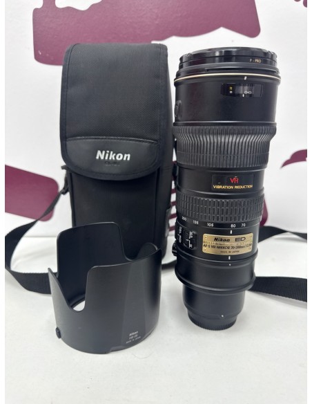 8-8-70412-4-Objetivo Fotográfico Nikkon ED Af-s VR Nikkor 70-200mm 