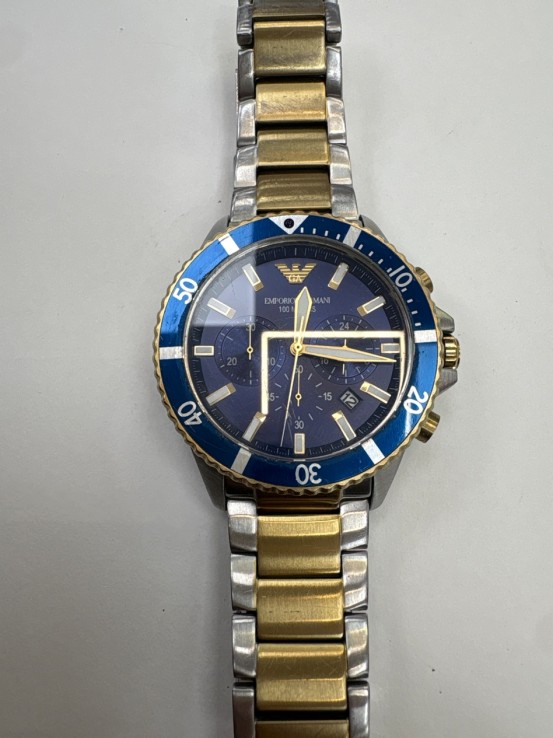 1-1-270767-1-Reloj Pulsera Caballero Emporio Armani Paolo Chronograph Watch AR11530 