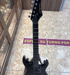 1-1-272650-1-Guitarra Electrica Starforce Negra Años 80