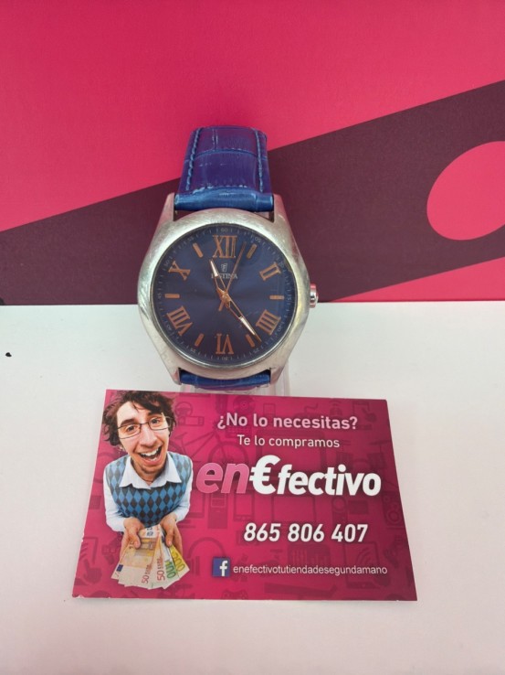 8-8-76558-1-Reloj Pulsera Caballero Festina F16648 Azul