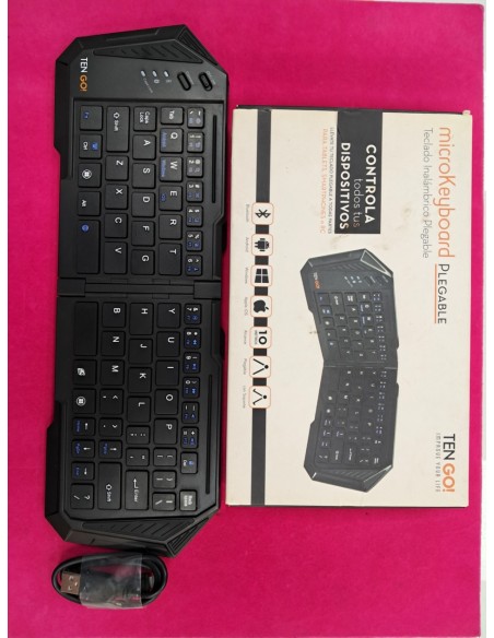 6-6-169125-1-Teclado Alfanumérico Bluetooth TEN Go