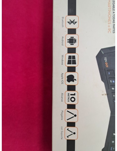 6-6-169125-3-Teclado Alfanumérico Bluetooth TEN Go
