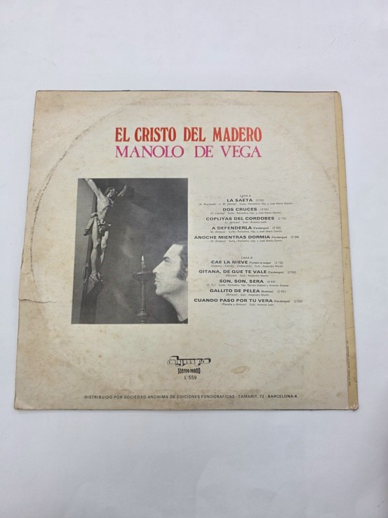 1-1-272589-2-Vinilo El Cristo Del Madero Manolo De Vega