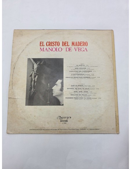1-1-272589-2-Vinilo El Cristo Del Madero Manolo De Vega
