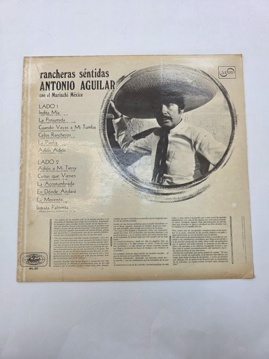 1-1-272597-2-Vinilo Rancheras Sentidas Antonio Aguilar