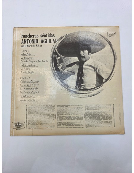 1-1-272597-2-Vinilo Rancheras Sentidas Antonio Aguilar