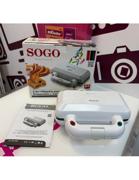 9-9-77588-1-Hogar Cocina Sogo 2 En 1 Maquina Para Empanadas Y Salchichas Ss7205 (sin Uso) 