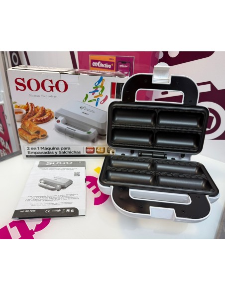 9-9-77588-2-Hogar Cocina Sogo 2 En 1 Maquina Para Empanadas Y Salchichas Ss7205 (sin Uso) 