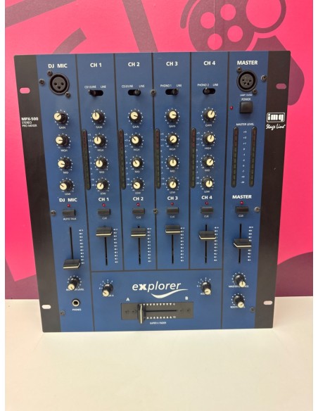 8-8-75814-1-Música Profesional Mesa De Mezclas DJ MPX-500 Stage Line 