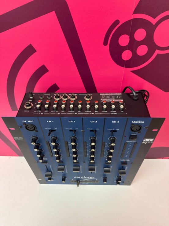 8-8-75814-2-Música Profesional Mesa De Mezclas DJ MPX-500 Stage Line 