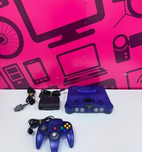 7-7-87259-5-Consola Nintendo 64 Azul