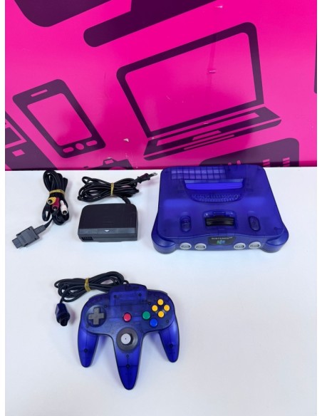 7-7-87259-6-Consola Nintendo 64 Azul