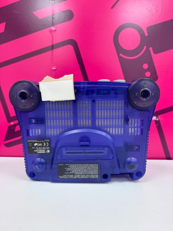 7-7-87259-7-Consola Nintendo 64 Azul