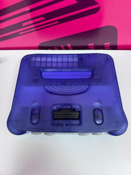 7-7-87259-9-Consola Nintendo 64 Azul
