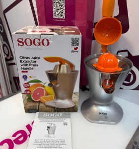 9-9-77610-1-Exprimidor Citricos Con Palanca Sogo SS-5295-gr (sin Uso)