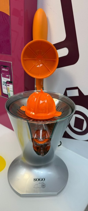 9-9-77610-2-Exprimidor Citricos Con Palanca Sogo SS-5295-gr (sin Uso)