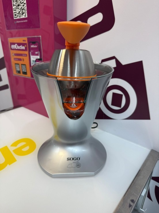 9-9-77610-3-Exprimidor Citricos Con Palanca Sogo SS-5295-gr (sin Uso)