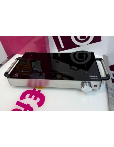 9-9-77616-2-Parrilla Electrica Sogo Cristal Surface Ss-10375 800w (sin Uso)