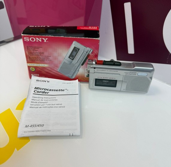 9-9-77669-4-Grabadora Sony Crear Voice Plus M-455