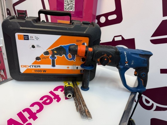 9-9-77509-1-Herramientas eléctricas martillo rotativo dexter 1100rh2 1100w
