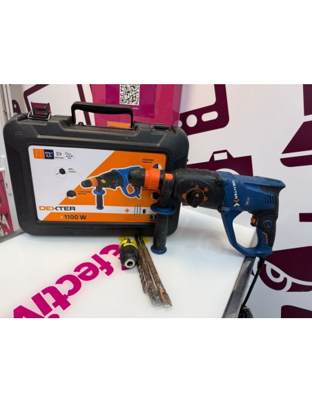 9-9-77509-1-Herramientas eléctricas martillo rotativo dexter 1100rh2 1100w