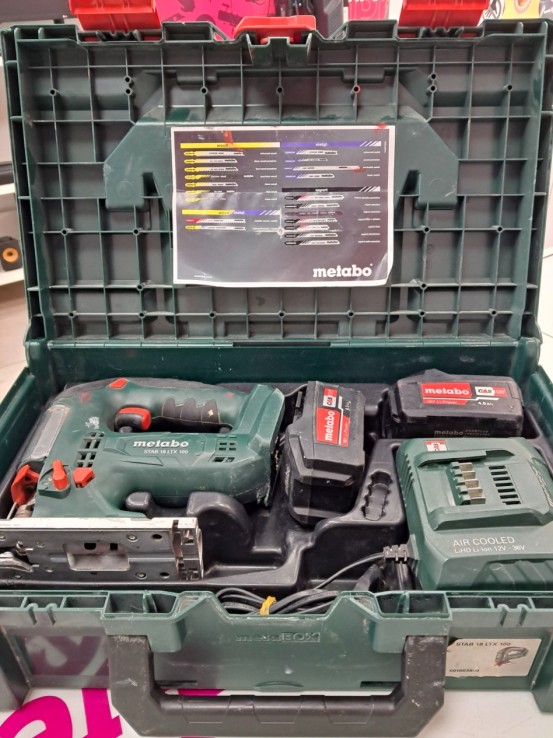 6-6-169231-3-Sierra Calar Metabo STAB 18 LTX 100 A Bateria