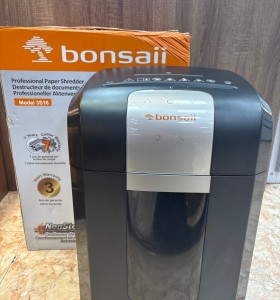 1-1-272929-1-Dispositivos Electrónicos Triturador De Papel Bonsaii 3S16