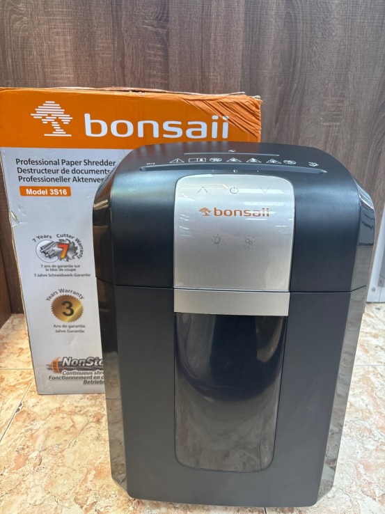 1-1-272929-1-Dispositivos Electrónicos Triturador De Papel Bonsaii 3S16