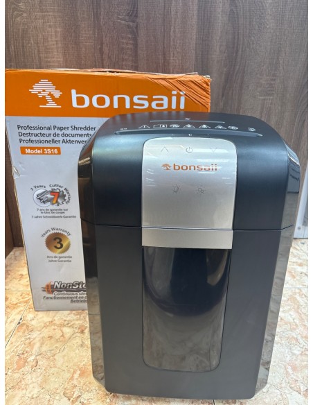 1-1-272929-1-Dispositivos Electrónicos Triturador De Papel Bonsaii 3S16