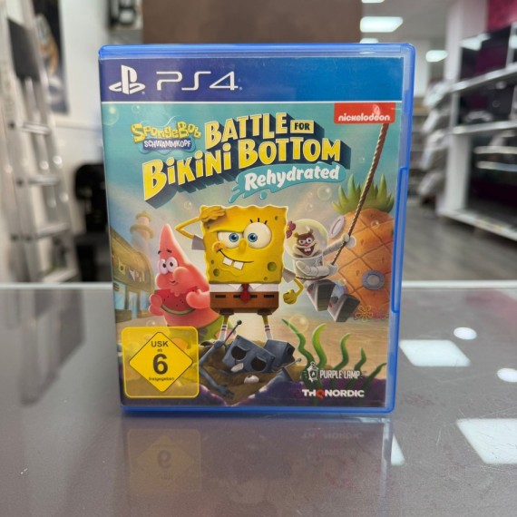 7-7-87370-1-Videojuego PS4 SpongeBob Battle for Bikini Bottom Rehydrated