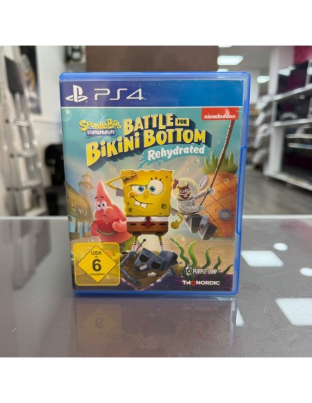 7-7-87370-1-Videojuego PS4 SpongeBob Battle for Bikini Bottom Rehydrated