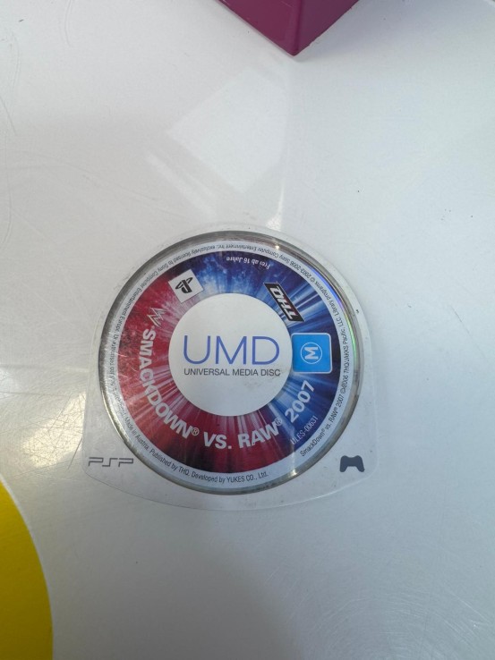 9-9-77544-1-Videojuego PSP Smackdown Vs Raw 2007