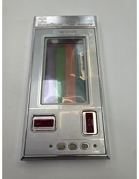 1-1-273065-1-Videojuego Maquinita Crab Grab Game Watch Super Color Año 1984 Nintendo 