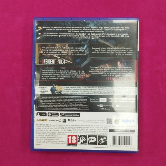6-6-164204-2-Videojuego PS5 Resindent Evil4 Gold Edition