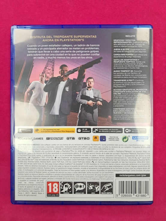 6-6-168282-2-Videojuego PS5 GTA V