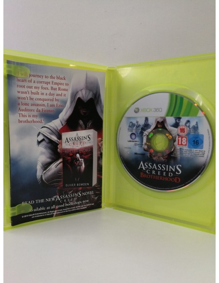 6-6-151404-2-Videojuego Xbox 360 ASSASSINS CREED la hermandad