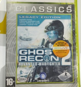 6-6-161091-1-Videojuego Xbox 360 Classics Ghost Recon 2
